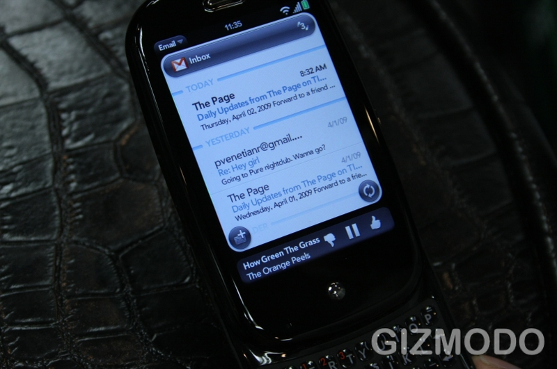 Illustration for article titled Palm Pre's First Apps Hands On: Seriously Good-Looking Programs